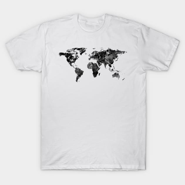 World map T-Shirt by erzebeth